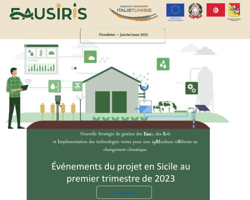 Deuxième Newsletter du projet EauSIRIS